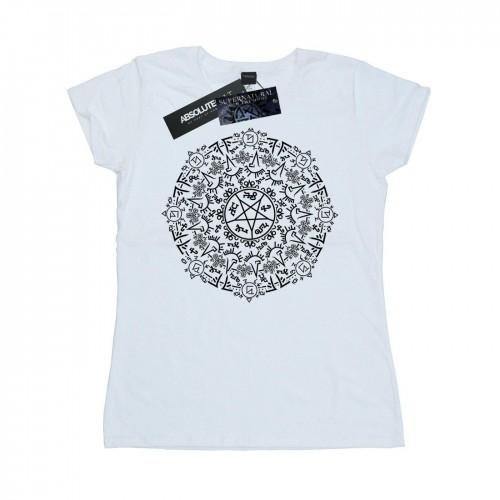 Supernatural Womens/Ladies Symbol Circle Cotton T-Shirt