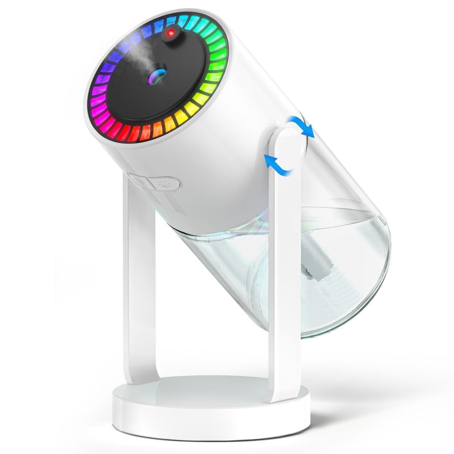 

Настольный офисный небольшой угол регулировки звездного неба Ультразвуковой тип небольшой ароматизатор легко на 2 уровнях 7 цветных светодиодов сухой нагрев утечки воды Питание от USB Ароматизатор