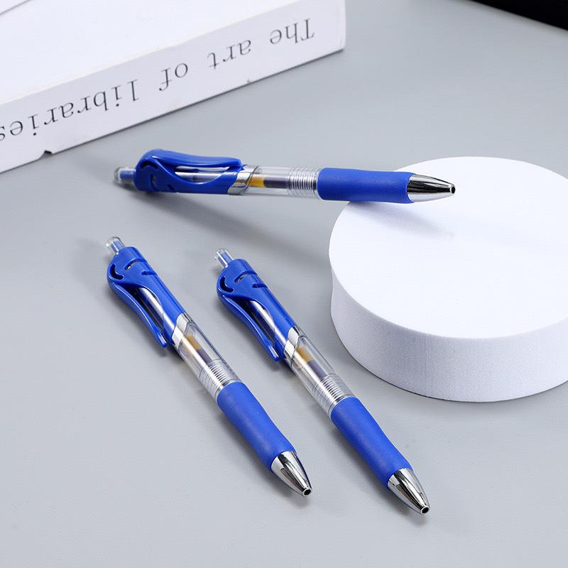 K35 Click Gel Pen: 0.5mm Black/Red for Students & Office