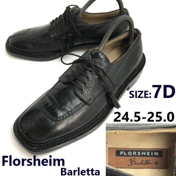 

Florsheim Barletta U-Tip Leather Dress Shoes Black Size 24.5-25.0cm Rare Model(USED)