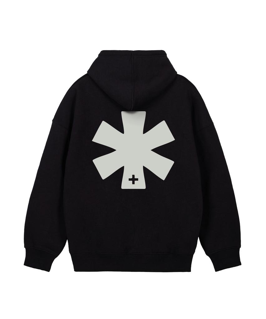 B Logo Hoodie Black