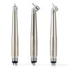 Dental 45 Degree E-generator High Speed Handpiece LED Titanium Plating Standard Head Single Water Spray Handpiece 4 Holes