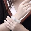 Hot Sale  Sterling  Bangle Bracelets Women Woven Mesh  Bracelet Jewelry Big Promotion