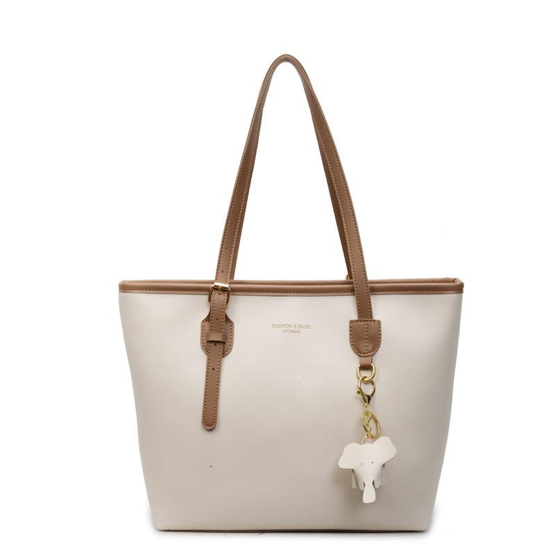 Large-capacity Tote Bag Women's Bag Summer New Versatile Dish Pocket Commuter Shoulder Bag