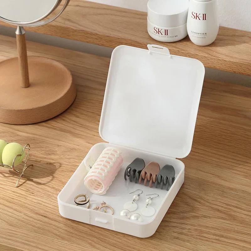 1 ks Přenosný úložný box na hygienické vložky Držák na dámské tampony Prachotěsné balení Cestovní kosmetická plastová taška