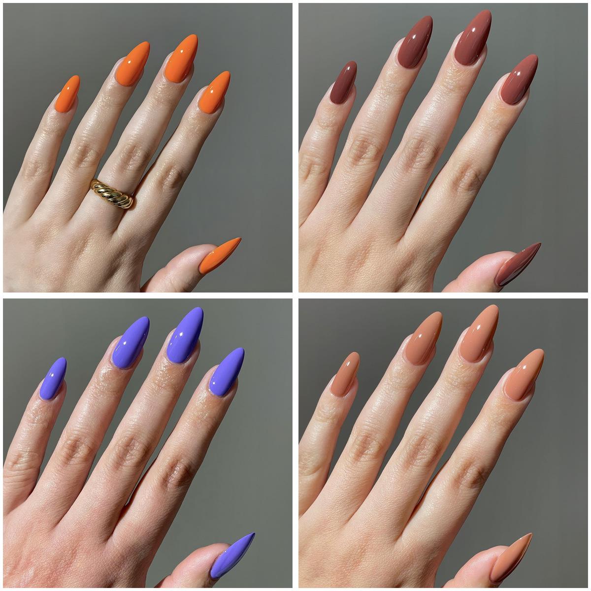 

Advanced Removable Almond Style Solid Color Wearable Nail Tips