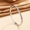 European American-style Waterproof Colorfast Stainless Steel Electroplated Bracelet diamond Inlayssimple Stylish