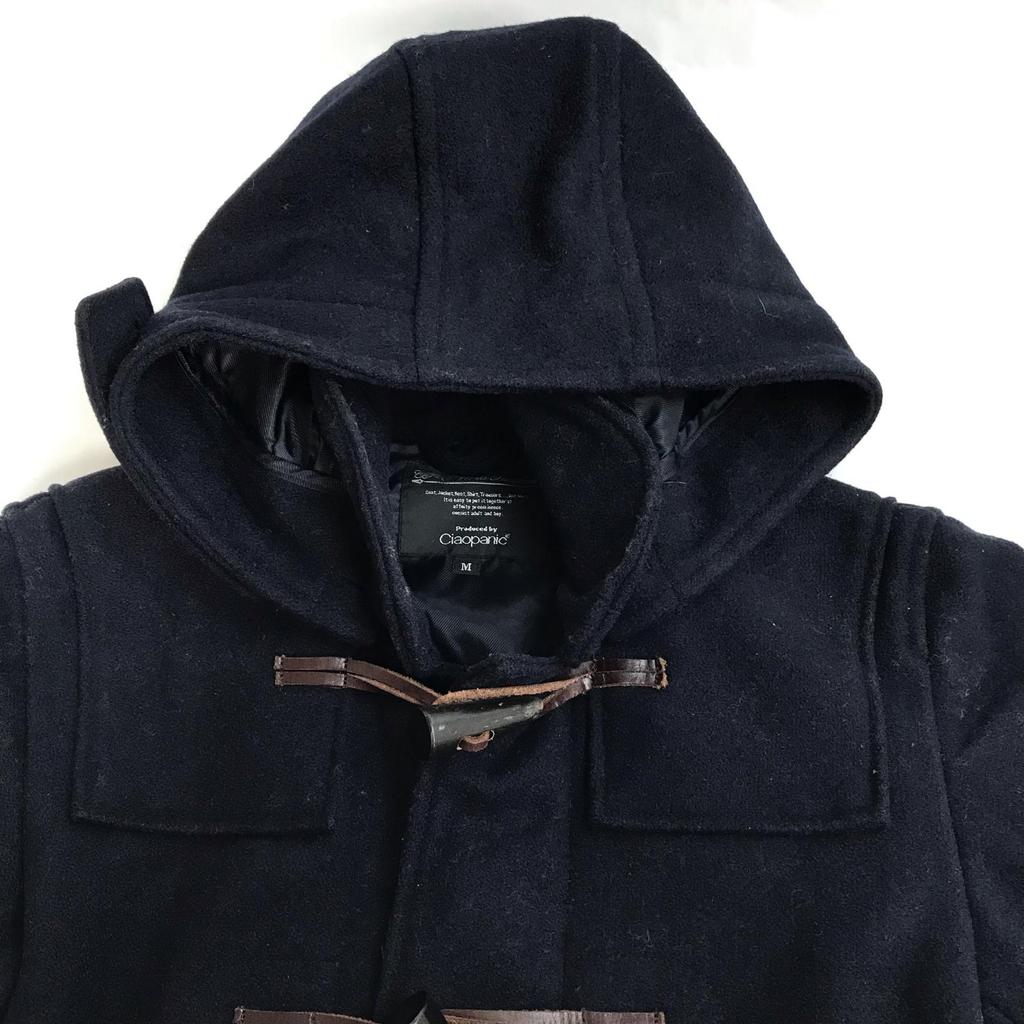 Ciaopanic Duffle Coat Navy Men's M with Hood(USED)