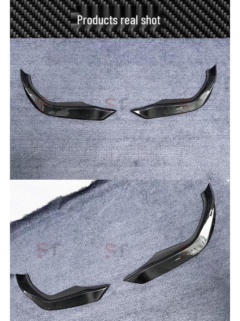 Kohlefaser AC-Stil Eckenschutz für 2019-2021 BMW 3er G20/G28 Frontstoßstange Chin Modifikation