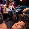 LED Desk Lamp Home Salon Office Beauty Tattoo Microblading Flexible Adjustable Dimmable Table Lamp (Black)