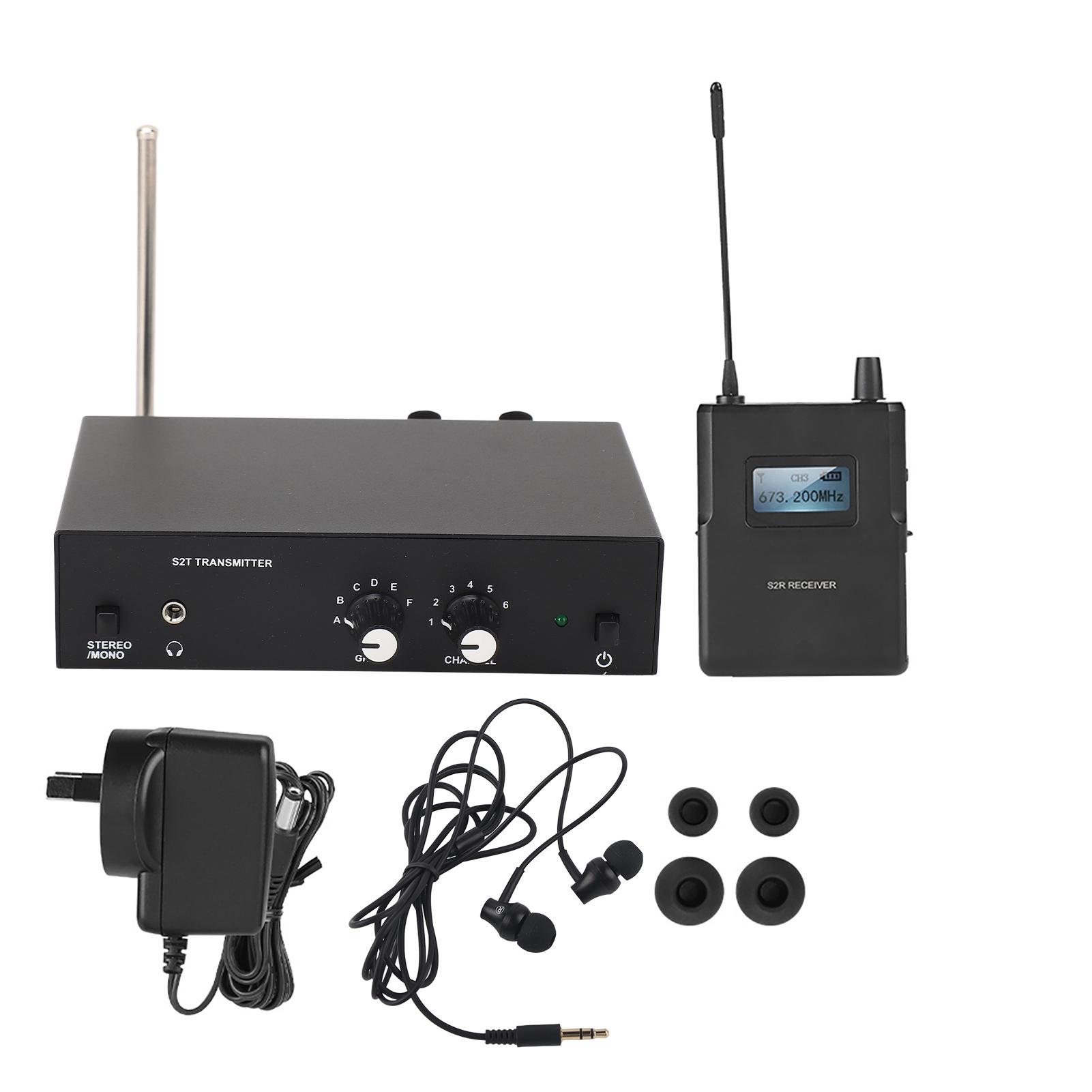 

Для ANLEON S2 UHF стерео беспроводная система мониторинга в ухе 670-680 МГц AU PLUG