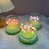 Handcrafted Tulip Night Light: Luminous Desktop Ornament & Birthday Gift for Girls
