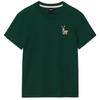 OKSTAR Alpaca Embroidered Short Sleeve T-Shirt (Type A)
