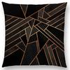 New Geo Emerald Blue Sky Black Night Yellow Lines Geometric Texture Stripes Prints Car Cushion Cover Sofa Throw Pillow Case