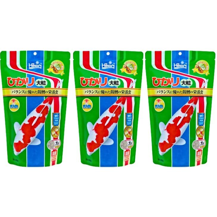 Kyorin Hikari Large Grain 400g X 3 Packs Nishikigoi