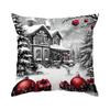 45X45Cm Christmas Tree Decoration Ball Pillowcase Bedroom Cushion Cover 100% Polyester Living Room Cushion Pillowcase Home Decor