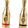 20Pcs Banana Plug 4 Mm Accessory Easy To Install Alloy Gold Plate Speaker Audio Connector for