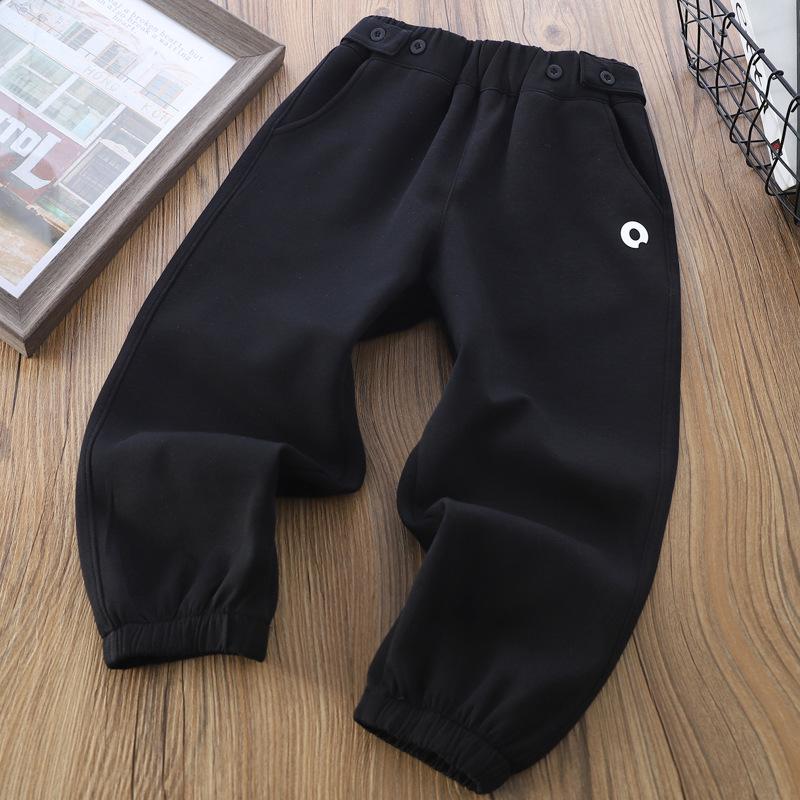 2025 Podzimní Dětské Ležérní Tepláky: Volný střih, nastavitelný pas pro chlapce a dívky