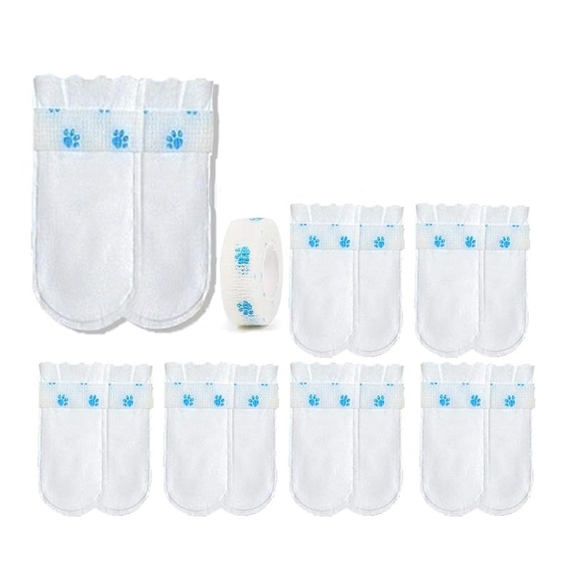 Disposable Dog Foot Covers For Dogs For Paw Protection Pet Shoes Dog Booties For Paw Wound Recovery Protectors