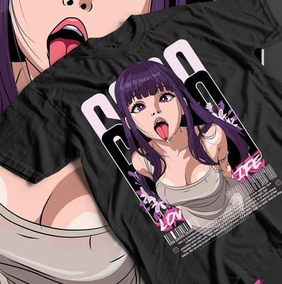 Camiseta Unisex Frieren Waifu Anime, Regalo para Amantes del Manga, Camiseta de Dibujos Animados Japoneses,