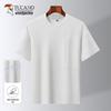 Camiseta Masculina de Seda Gelada Respirável de Manga Curta