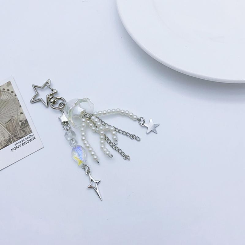 Colorful Phone Chain Handmade Phone Jewelry Trendy Bag Pendant Bag Charm Phone Lanyard Perfect Gift for Woman Girls