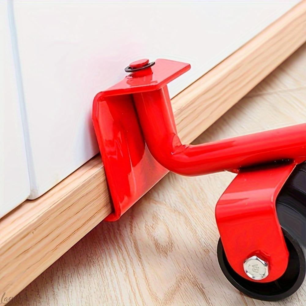 Furniture Lift Kit 5-Piece- Easy Move and Slide Tool with 360° Rotating Pads, Ideal for Rearranging Living Spaces