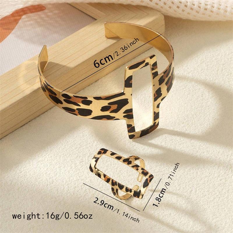 Vintage Irregular Baroque Pearls Open Bangles Rings for Women Charm Gold Color Flower Thick Chunky Rings Jewelry Set Party Gifts