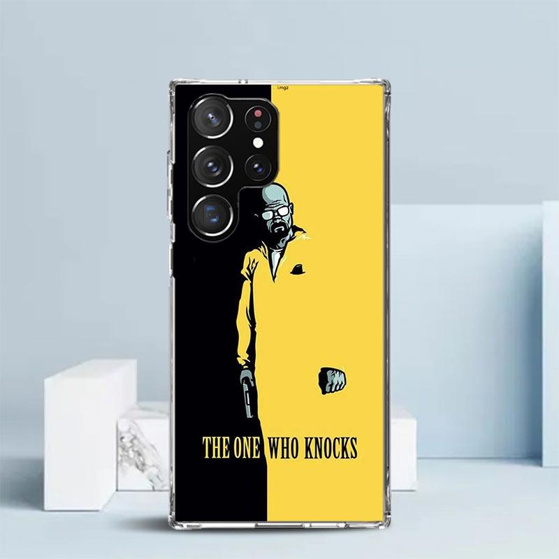 Breaking Bad WalterWhite Phone Case For Samsung Galaxy S24 S25 Edge S26 Ultra S22 S23 Plus S21 + S20 FE Soft TPU Back Cover Gala