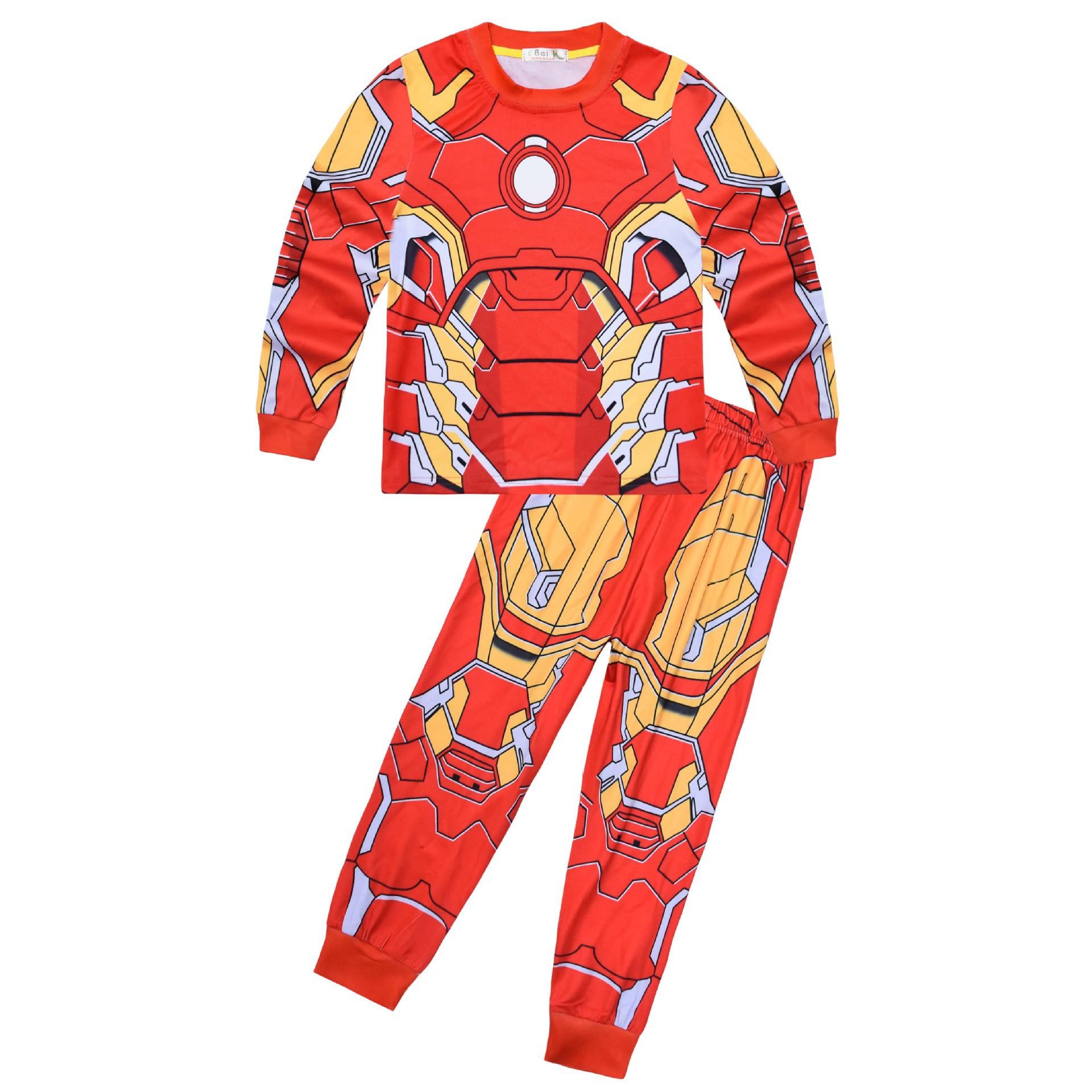 

Avenger, Digital Printing, Middle-Aged And Older Children S Long-Sleeved Set, Loungewear Two-Piece Set 7824 110