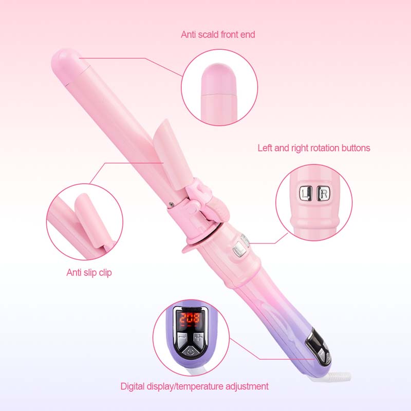 Fully Automatic Rotating Electric Curling Rod Automatic Curling Machine Hair Big Wave Curling Hair Beauty