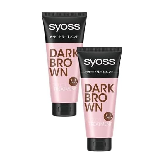 [SIOS Color Treatment] Dark Brown 2P + Bonus [Easy to dye gray hair in just one time, saves time, 180g (x 2)