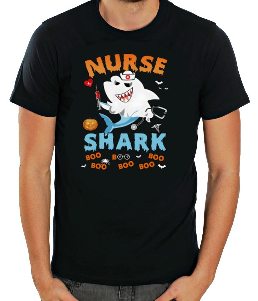 

Nurse Shark Boo Boo W/B Short Sleeve Men T Shirt L804 XL