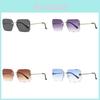 Fashion Metal Square Sunglasses For Women Uv400 Protection Outdoor Sports Party Wear