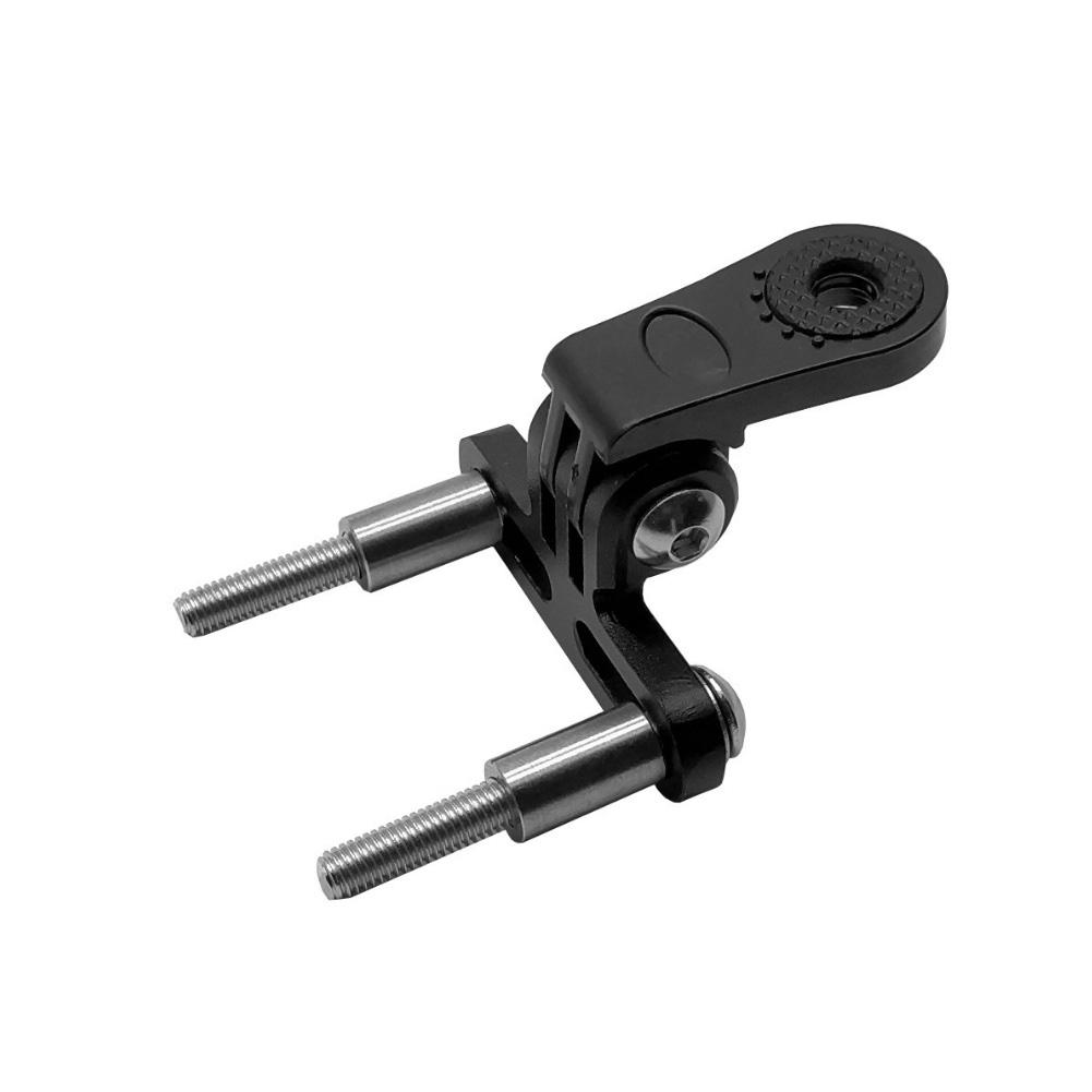 1pcs Bicycle Headlight Bracket Stem Mount Aluminum Alloy Cycling Front Light Holder Clip Camera Stand Connector