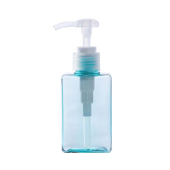 

100/250/450ml Press Type Empty Transparent Multiple Capacities Lotion Bottle Shampoo Refillable Storage Bottle 100ML синій
