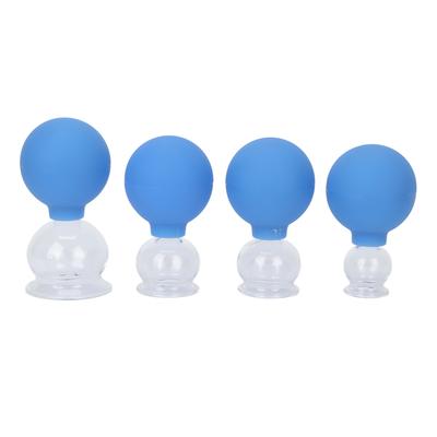 Glass Cupping Set Professional Silicone Chinese Massage Therapy Cupping Cups for Body Face Leg