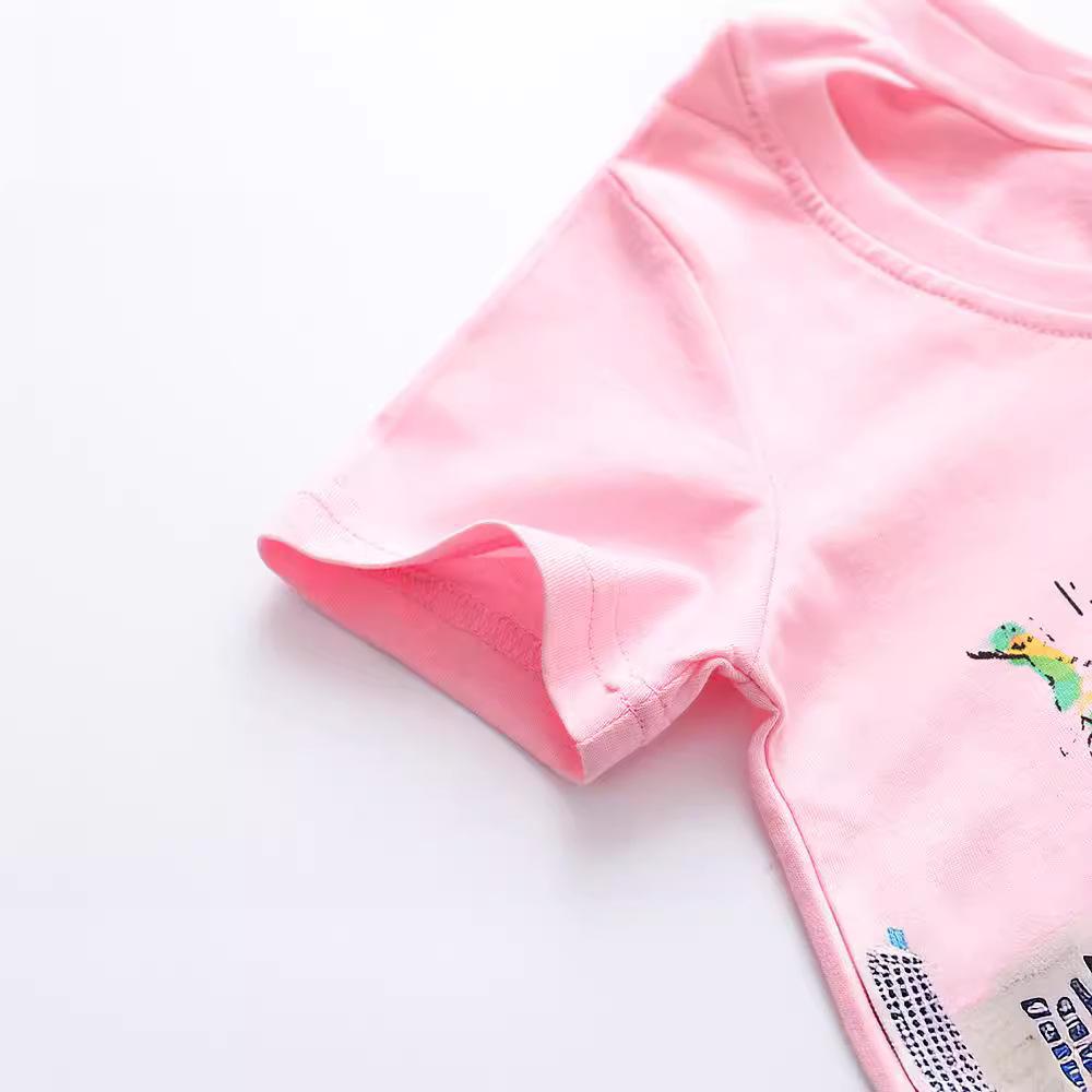 Summer girls short-sleeved children's clothing T-shirt children's T-shirt new children's T-shirt