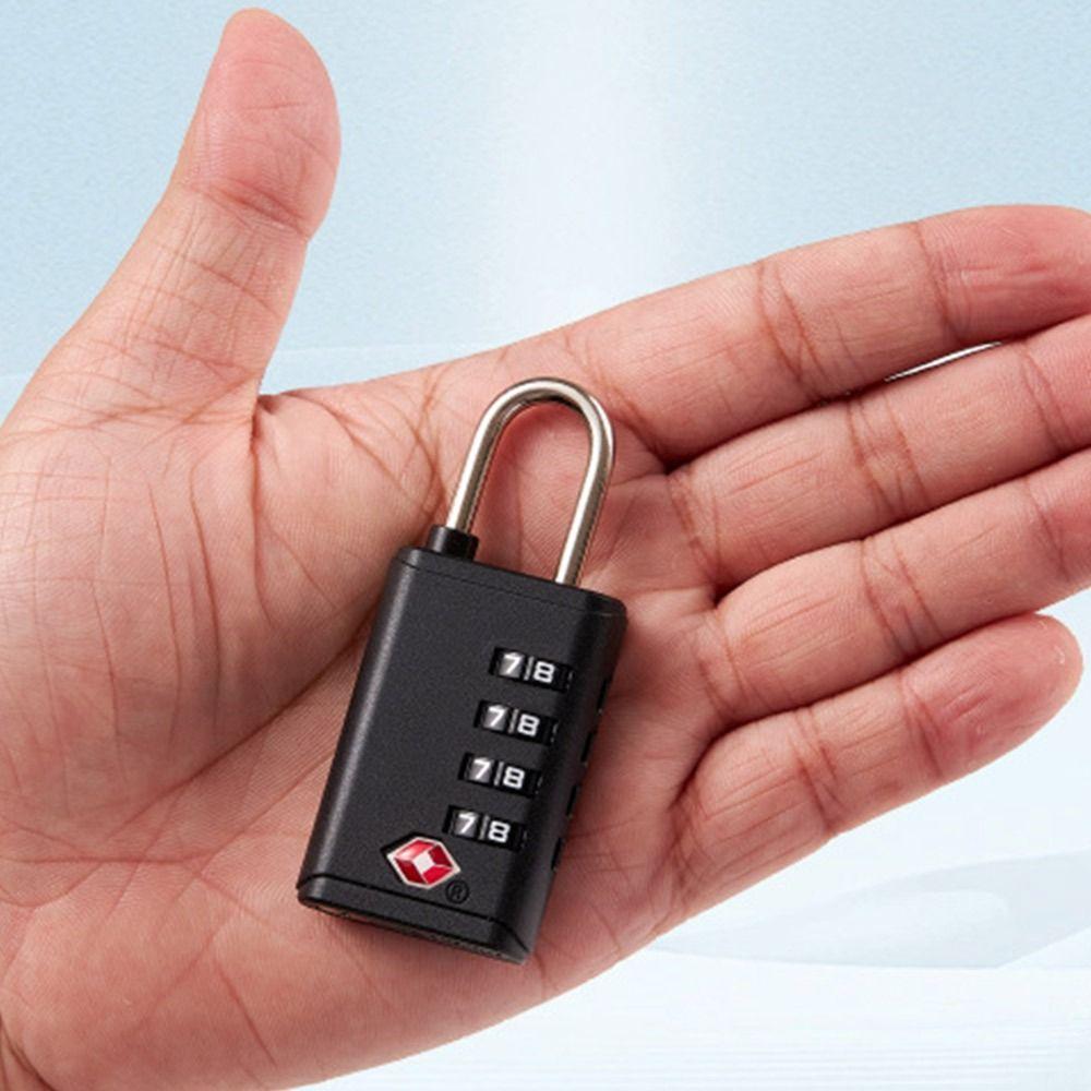 TSA Customs Password Lock Security Tool Suitcase Luggage Coded Lock New Cabinet Padlock  for Travel