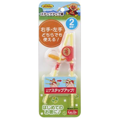 LEC Anpanman Chopsticks Both and For Ages 2 and Up Chopsticks for Learning How To Hold Them Step-Up (for Right-handed Left-handed Children) / / /