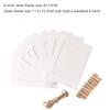10 Pcs 2M Rope DIY Kraft Paper Picture Frame with Clips Picture Photo Frame  Home