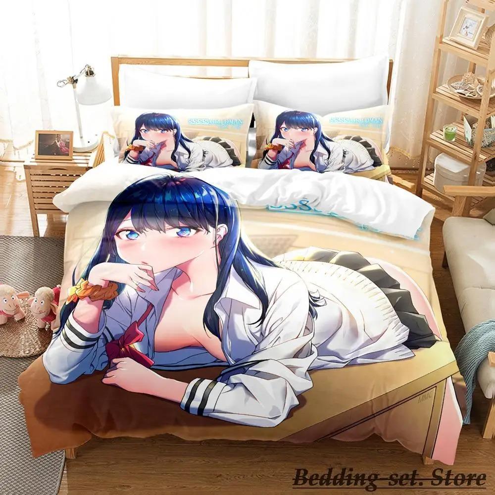 Ssss Gridman Bedding Set Single Twin Full Queen King Size Bed Set Adult Kid Bedroom Duvetcover Sets Anime Parure De Lit Bed