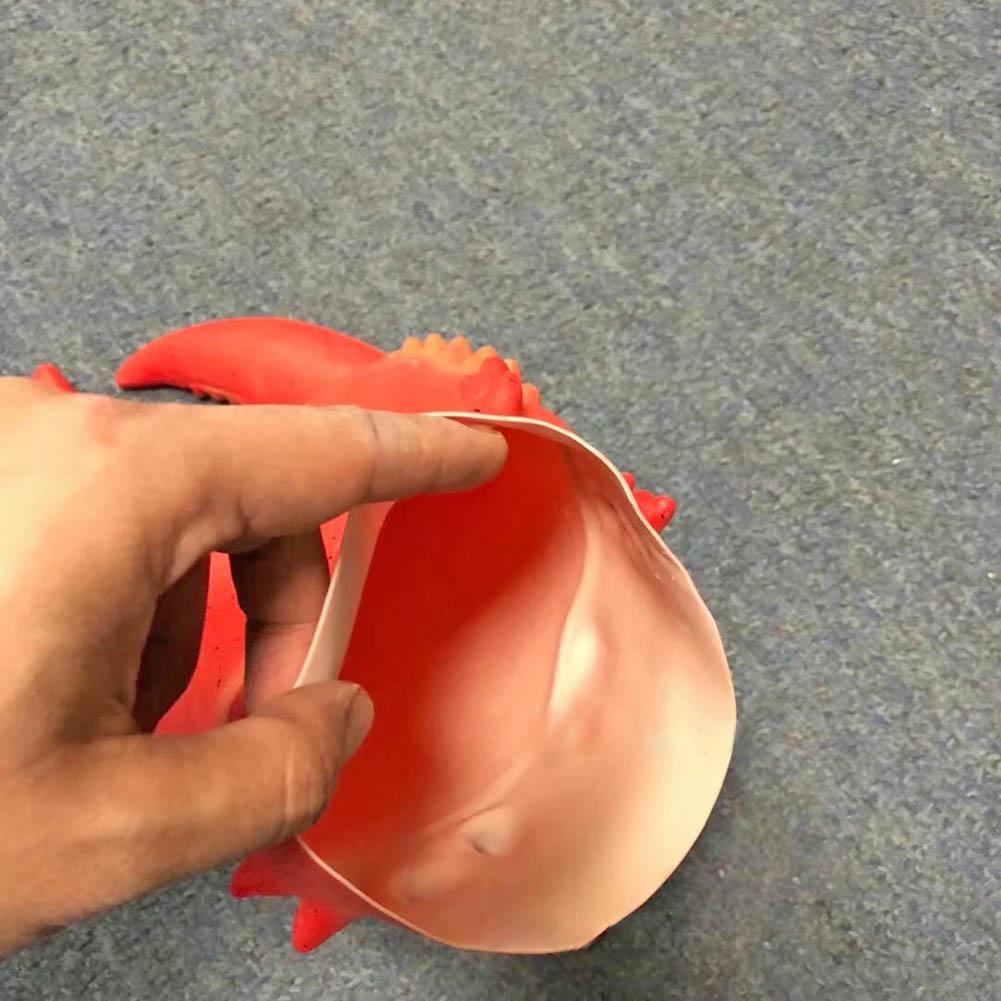 1 pár rukavic s klepety kraba a humra, cosplay, vtipná párty, latexová novinka