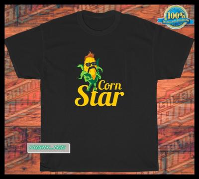 New Corn Star Sunglasses Logo American Funny T Shirt SIZE S-5XL Unisex T-Shirt