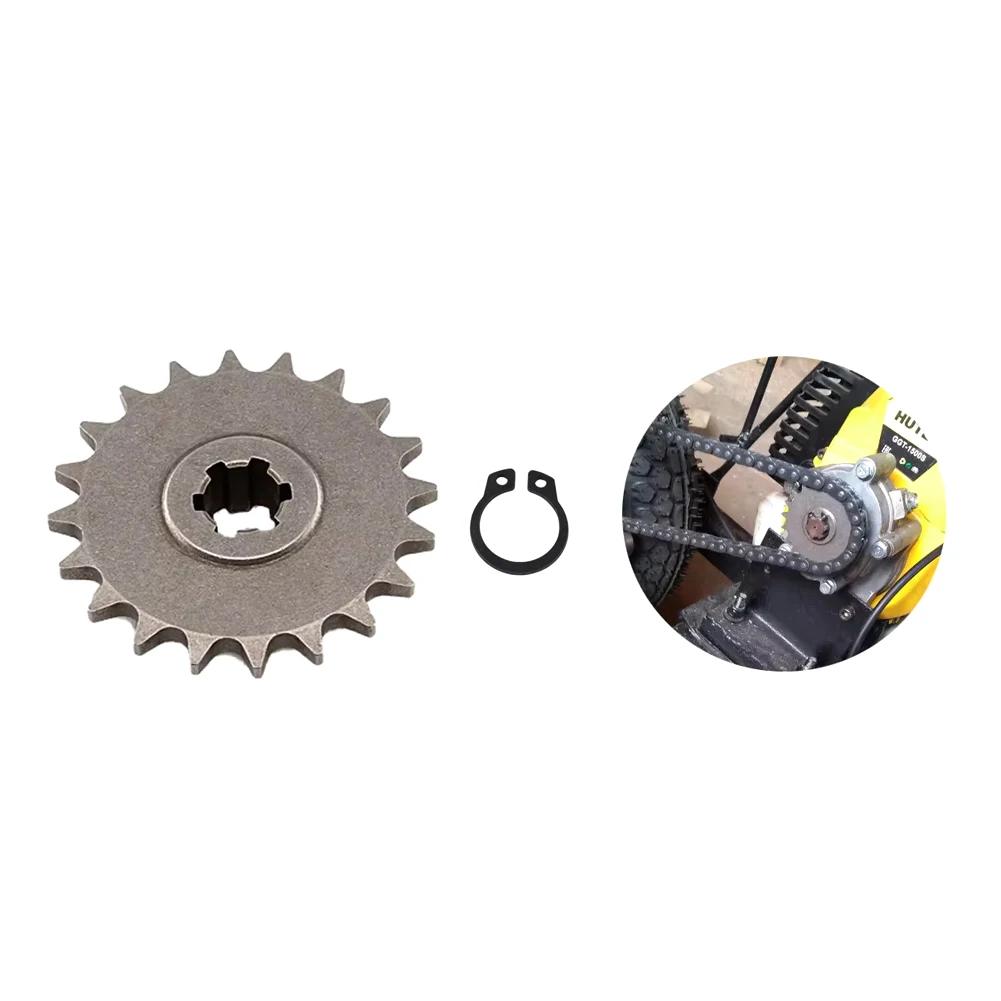 Pinion Angrenaj Cutie de Viteze Față T8F 11T 13T 17T 20T Pinion Pinion Roată Dințată Lanț Metal Pentru 47cc 49cc Minimoto ATV Bicicletă Mini Moped Scuter