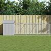 VidaXL Dog Niche with Light Grey Roof Galvanized Steel, Dog Cage, Dog Shelter, Pet House, Cages 3189066