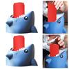 Yousheng Shark Drink Holder Fun Biting Shark Cup Stand for Cans And Bottles Novelty Desk Accessory Party Decor Fits Most 250ml-500ml Beverages