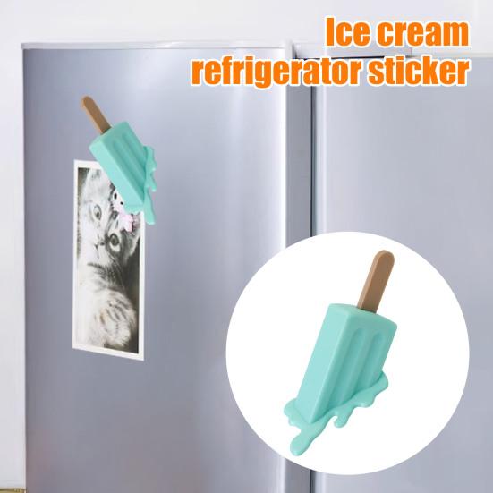 Melting Ice Cream Fridge Magnet DIY Fridge 3D Ice Stick Office Kitchen Locker Magnetic Decoration