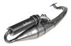LeoVince TT Black Complete Exhaust, Minarelli Horizontal (E)