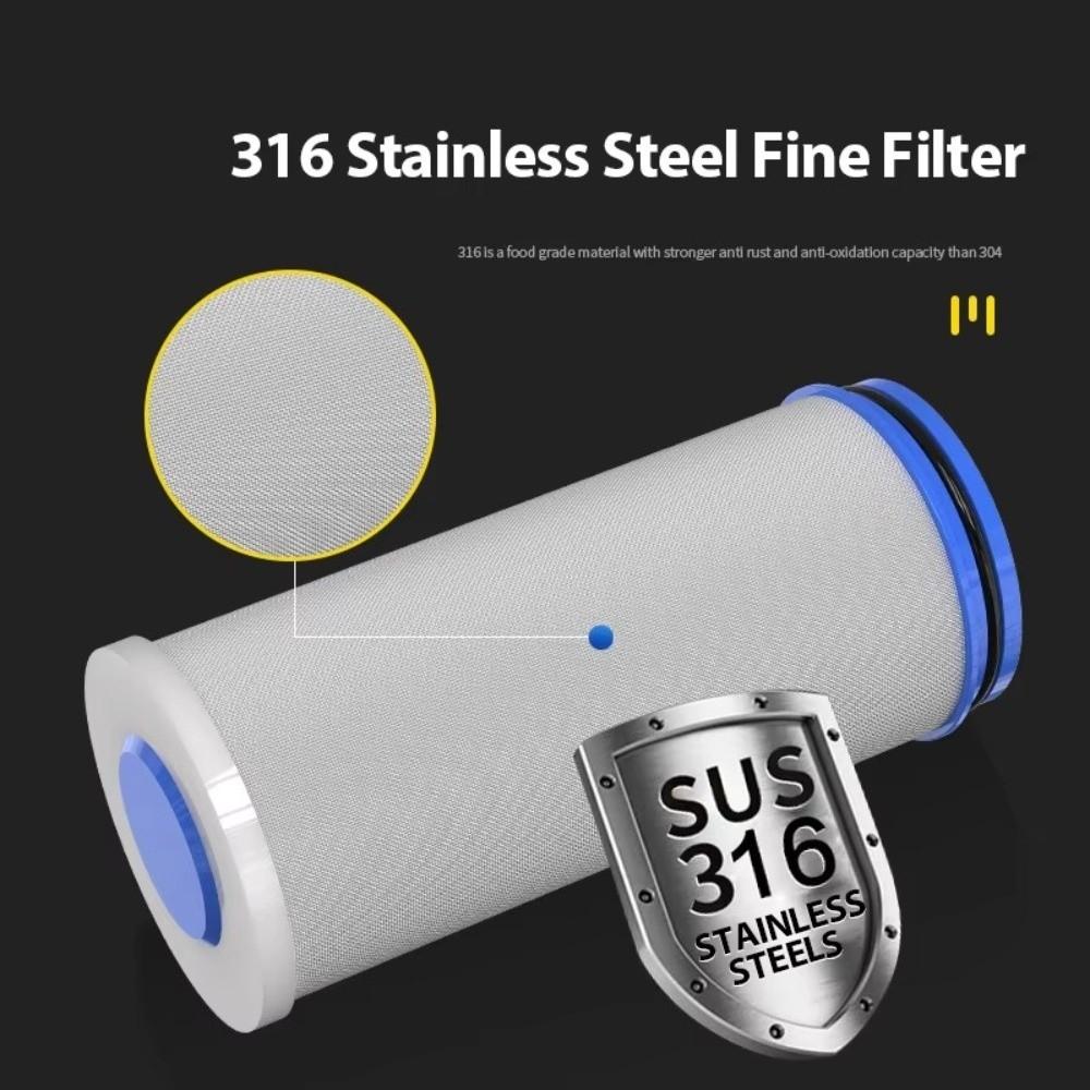 316 Stainless Prefilter Purifier Output Faucet Filter Durable Shower Filter  Bathroom Fittings